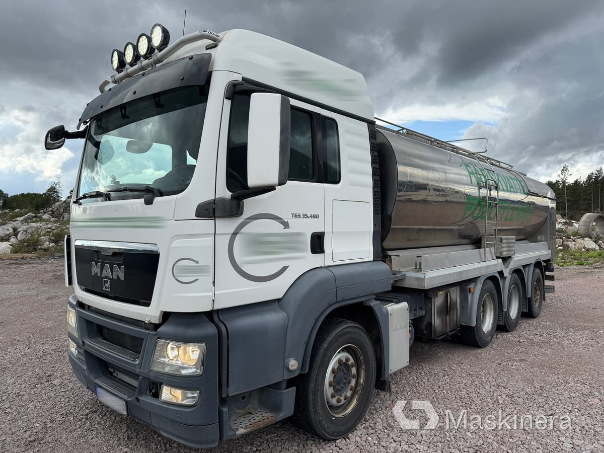 Vatten/Tankbil Man TGS 35.480 8X4-4 BL - Tanker kamyon: fotoğraf 1 Vatten/Tankbil Man TGS 35.480 8X4-4 BL - Tanker kamyon: fotoğraf 1