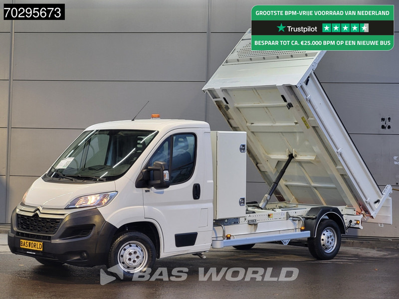 Citroën Jumper 110pk Kipper met Kist Trekhaak Euro6 Tipper Benne Kieper Trekhaak - Damperli kamyonet: fotoğraf 1 Citroën Jumper 110pk Kipper met Kist Trekhaak Euro6 Tipper Benne Kieper Trekhaak - Damperli kamyonet: fotoğraf 1