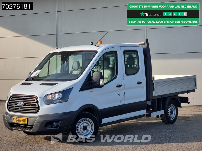 Ford Transit 105pk Open Laadbak Dubbel Cabine Euro6 Trekhaak Navi Airco Pritsche Pickup Open Box Airco Dubbel cabine Trekhaak - Açık kasa kamyonet: fotoğraf 1 Ford Transit 105pk Open Laadbak Dubbel Cabine Euro6 Trekhaak Navi Airco Pritsche Pickup Open Box Airco Dubbel cabine Trekhaak - Açık kasa kamyonet: fotoğraf 1