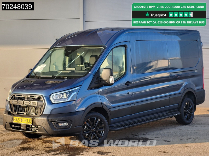 Ford Transit 165pk Automaat Black Edition Limited Raptor Grill L3H2 New model! CarPlay Xenon Camera 11m3 Airco Cruise control - Panelvan: fotoğraf 1 Ford Transit 165pk Automaat Black Edition Limited Raptor Grill L3H2 New model! CarPlay Xenon Camera 11m3 Airco Cruise control - Panelvan: fotoğraf 1