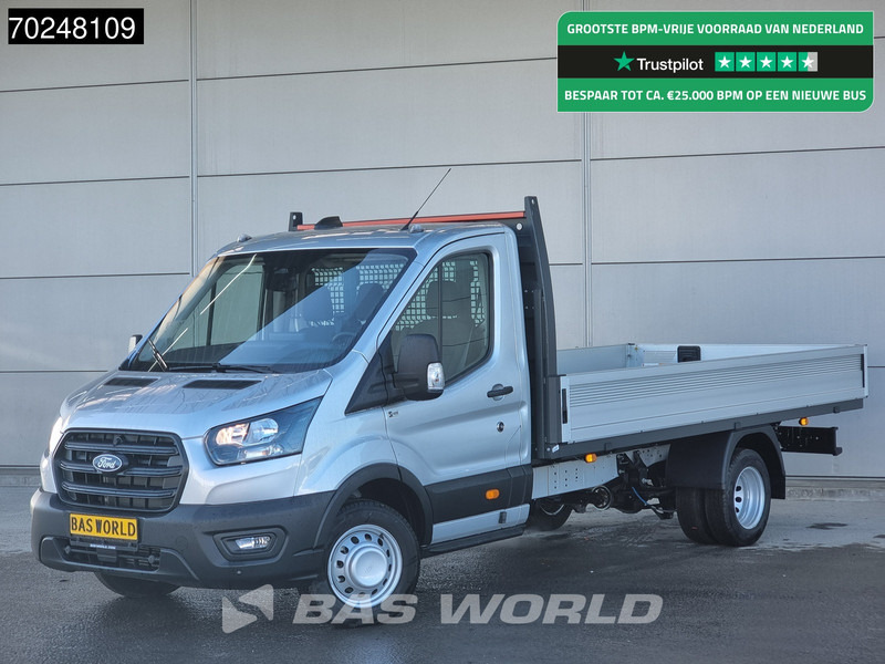Ford Transit 165pk Open laadbak Dubbellucht Pritsche Trekhaak Airco Cruise Camera 3m3 Airco Trekhaak Cruise control - Açık kasa kamyonet: fotoğraf 1 Ford Transit 165pk Open laadbak Dubbellucht Pritsche Trekhaak Airco Cruise Camera 3m3 Airco Trekhaak Cruise control - Açık kasa kamyonet: fotoğraf 1