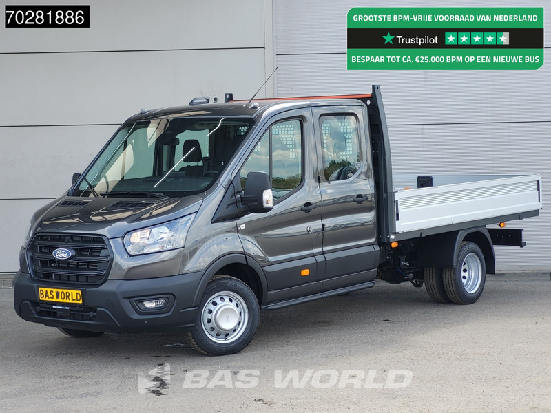 Ford Transit 170pk Automaat Dubbel Cabine 3500kg Trekhaak Open Laadbak Pritsche SYNC4 scherm Camera Airco Trekhaak Cruise control - Açık kasa kamyonet: fotoğraf 1 Ford Transit 170pk Automaat Dubbel Cabine 3500kg Trekhaak Open Laadbak Pritsche SYNC4 scherm Camera Airco Trekhaak Cruise control - Açık kasa kamyonet: fotoğraf 1