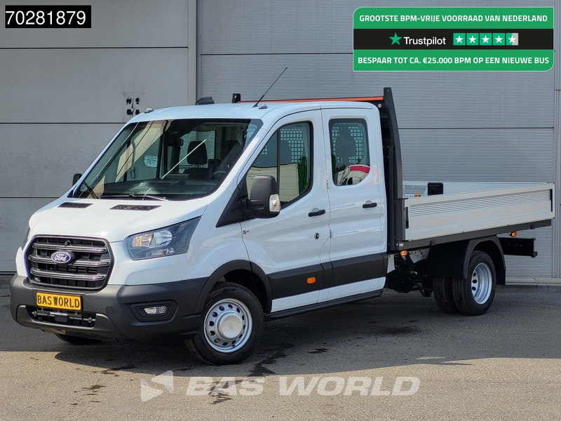 Ford Transit 170pk Automaat Dubbel Cabine 3500kg Trekhaak Open Laadbak Pritsche SYNC4 scherm CarPlay Camera Airco Trekhaak Cruise control - Açık kasa kamyonet: fotoğraf 1 Ford Transit 170pk Automaat Dubbel Cabine 3500kg Trekhaak Open Laadbak Pritsche SYNC4 scherm CarPlay Camera Airco Trekhaak Cruise control - Açık kasa kamyonet: fotoğraf 1