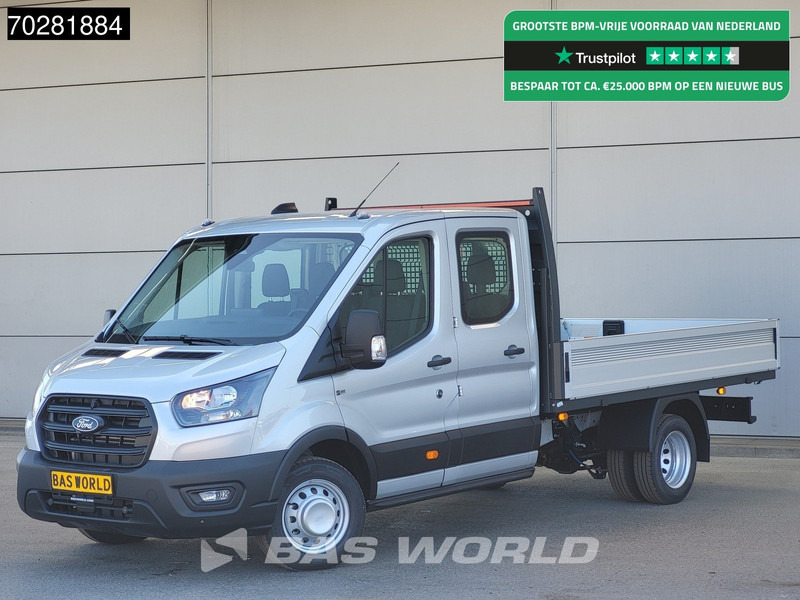 Ford Transit 170pk Automaat Dubbel Cabine 3500kg Trekhaak Open Laadbak Pritsche SYNC4 scherm CarPlay Camera Airco Trekhaak Cruise control - Açık kasa kamyonet: fotoğraf 1 Ford Transit 170pk Automaat Dubbel Cabine 3500kg Trekhaak Open Laadbak Pritsche SYNC4 scherm CarPlay Camera Airco Trekhaak Cruise control - Açık kasa kamyonet: fotoğraf 1
