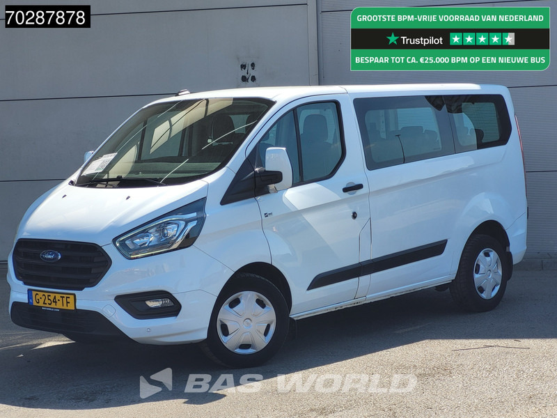 Ford Transit Custom 105pk Personenvervoer Incl.BPM/Ex. BTW 9-Persoons Airco Cruise LED Parkeersensoren Taxi Passenger Transport Kombi Tourer Euro6 L - Minibüs, Minivan: fotoğraf 1 Ford Transit Custom 105pk Personenvervoer Incl.BPM/Ex. BTW 9-Persoons Airco Cruise LED Parkeersensoren Taxi Passenger Transport Kombi Tourer Euro6 L - Minibüs, Minivan: fotoğraf 1