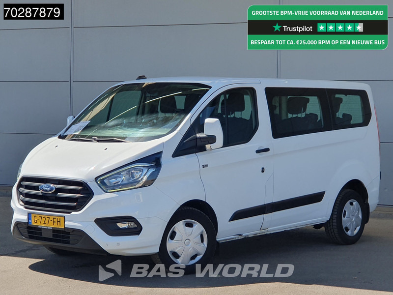 Ford Transit Custom 105pk Personenvervoer Incl.BPM/Ex. BTW 9-Persoons Airco Cruise LED Parkeersensoren Taxi Passenger Transport Kombi Tourer Euro6 L - Minibüs, Minivan: fotoğraf 1 Ford Transit Custom 105pk Personenvervoer Incl.BPM/Ex. BTW 9-Persoons Airco Cruise LED Parkeersensoren Taxi Passenger Transport Kombi Tourer Euro6 L - Minibüs, Minivan: fotoğraf 1