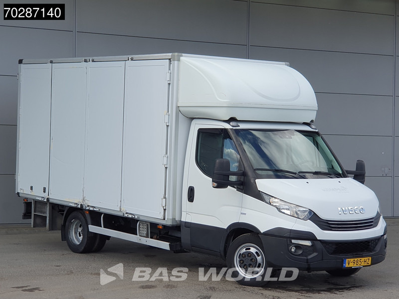 Iveco Daily 3.0L Automaat Bakwagen Navi Airco Cruise Euro6 Schuifzeilen Plane Meubelbak Koffer 21m3 Airco Trekhaak Cruise control - Kapalı kasa kamyonet: fotoğraf 5 Iveco Daily 3.0L Automaat Bakwagen Navi Airco Cruise Euro6 Schuifzeilen Plane Meubelbak Koffer 21m3 Airco Trekhaak Cruise control - Kapalı kasa kamyonet: fotoğraf 5