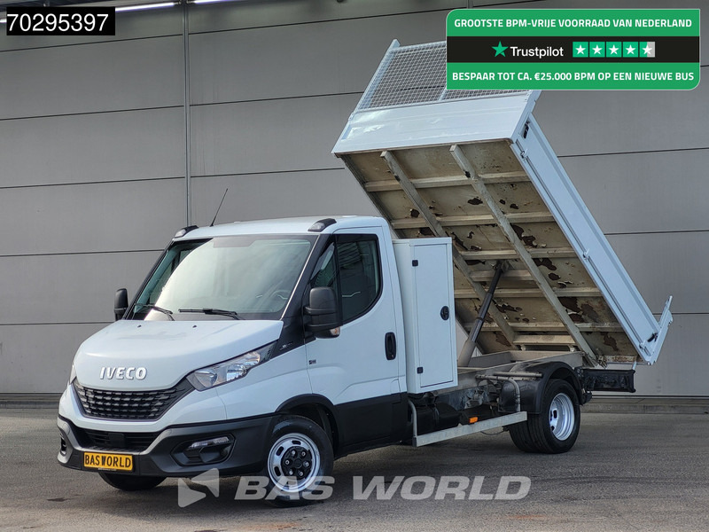 Iveco Daily 35C14 Kipper met Kist 3500kg trekhaak Airco Cruise Benne Tipper Kieper 2m3 Airco Trekhaak Cruise control - Damperli kamyonet: fotoğraf 1 Iveco Daily 35C14 Kipper met Kist 3500kg trekhaak Airco Cruise Benne Tipper Kieper 2m3 Airco Trekhaak Cruise control - Damperli kamyonet: fotoğraf 1