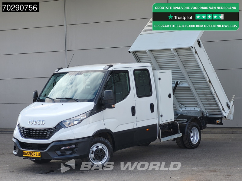 Iveco Daily 35C14 Kipper met Kist Dubbel Cabine Dubbellucht 3,5t Trekhaak Airco Cruise Euro6 Kieper Tipper Benne 2m3 Airco Trekhaak Cruise c - Damperli kamyonet: fotoğraf 1 Iveco Daily 35C14 Kipper met Kist Dubbel Cabine Dubbellucht 3,5t Trekhaak Airco Cruise Euro6 Kieper Tipper Benne 2m3 Airco Trekhaak Cruise c - Damperli kamyonet: fotoğraf 1