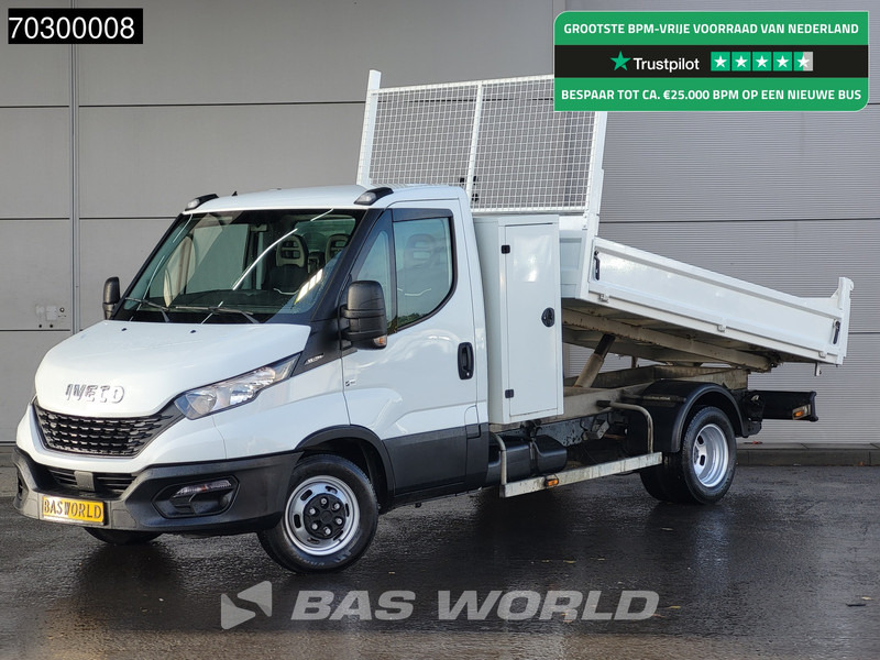 Iveco Daily 35C14 Kipper met Kist Dubbellucht 3,5t Trekhaak Airco Cruise Euro6 Tippe Benne Kieper Airco Trekhaak Cruise control - Damperli kamyonet: fotoğraf 1 Iveco Daily 35C14 Kipper met Kist Dubbellucht 3,5t Trekhaak Airco Cruise Euro6 Tippe Benne Kieper Airco Trekhaak Cruise control - Damperli kamyonet: fotoğraf 1