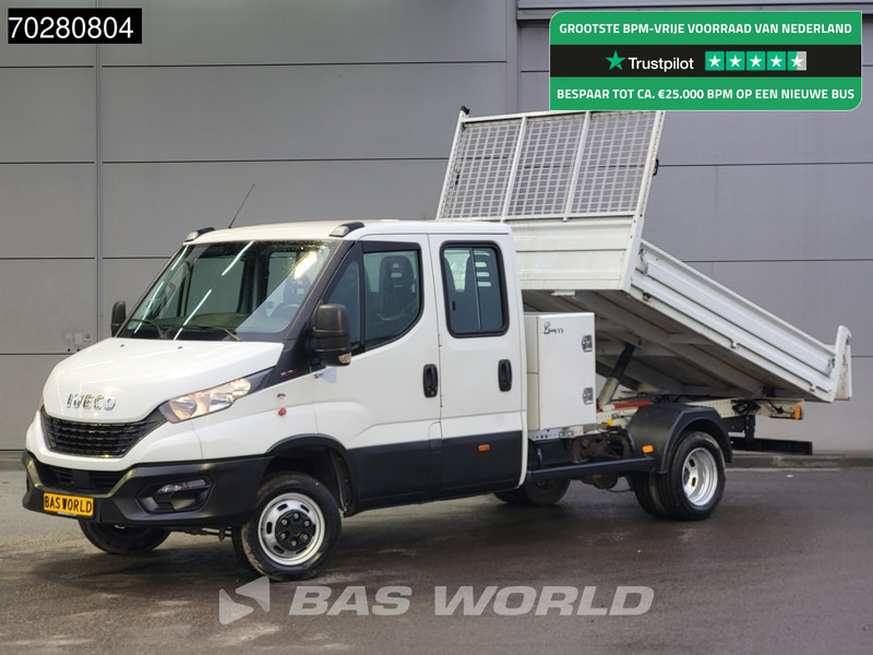 Iveco Daily 35C16 3.0L Kipper Dubbel Cabine met Kist 3,5t trekhaak Dubbellucht Navi Airco Cruise Tipper Benne Kieper Airco Dubbel cabine Tre - Damperli kamyonet: fotoğraf 1 Iveco Daily 35C16 3.0L Kipper Dubbel Cabine met Kist 3,5t trekhaak Dubbellucht Navi Airco Cruise Tipper Benne Kieper Airco Dubbel cabine Tre - Damperli kamyonet: fotoğraf 1