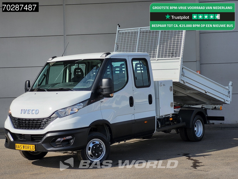 Iveco Daily 35C16 3.0L Kipper met Kist Dubbel Cabine 3,5t Trekhaak Navi Airco Cruise Camera Euro6 Kieper Tipper Benne 2m3 Airco Cruise contr - Damperli kamyonet: fotoğraf 1 Iveco Daily 35C16 3.0L Kipper met Kist Dubbel Cabine 3,5t Trekhaak Navi Airco Cruise Camera Euro6 Kieper Tipper Benne 2m3 Airco Cruise contr - Damperli kamyonet: fotoğraf 1