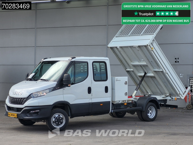 Iveco Daily 35C16 3.0L Kipper met Kist Dubbel Cabine Dubbellucht 3,5t Trekhaak Navi Airco Cruise Camera Euro6 Kieper Tipper Benne 2m3 Airco - Damperli kamyonet: fotoğraf 1 Iveco Daily 35C16 3.0L Kipper met Kist Dubbel Cabine Dubbellucht 3,5t Trekhaak Navi Airco Cruise Camera Euro6 Kieper Tipper Benne 2m3 Airco - Damperli kamyonet: fotoğraf 1