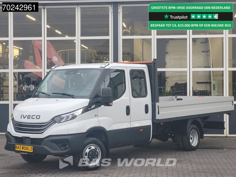 Iveco Daily 35C18 3.0 180PK Nwe model 2025 Dubbel Cabine Open laadbak Navi ACC LED 3,5T Trekvermogen Pritsche Pickup Airco Dubbel cabine - Açık kasa kamyonet: fotoğraf 1 Iveco Daily 35C18 3.0 180PK Nwe model 2025 Dubbel Cabine Open laadbak Navi ACC LED 3,5T Trekvermogen Pritsche Pickup Airco Dubbel cabine - Açık kasa kamyonet: fotoğraf 1