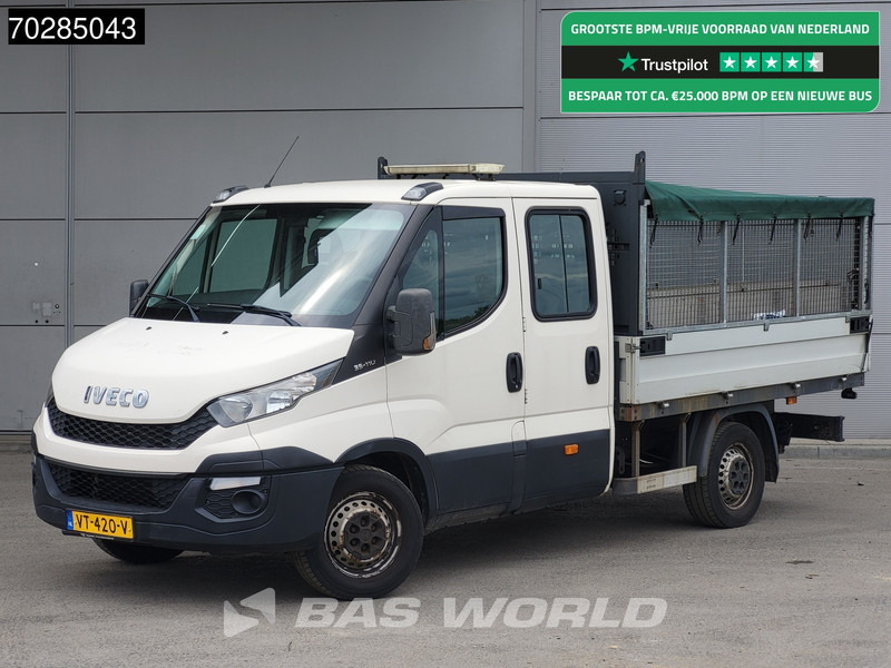 Iveco Daily 35S11 Open Laadbak met Kist Dubbel Cabine 3,5t Trekhaak Airco Pickup Pritsche Open Box Airco Trekhaak - Açık kasa kamyonet: fotoğraf 1 Iveco Daily 35S11 Open Laadbak met Kist Dubbel Cabine 3,5t Trekhaak Airco Pickup Pritsche Open Box Airco Trekhaak - Açık kasa kamyonet: fotoğraf 1