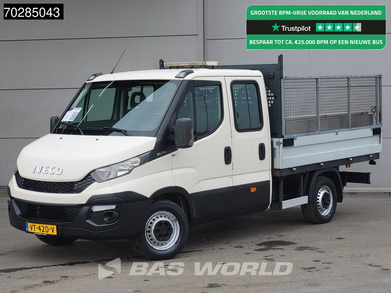 Iveco Daily 35S11 Open Laadbak met Kist Dubbel Cabine 3,5t Trekhaak Airco Pickup Pritsche Open Box Airco Trekhaak - Açık kasa kamyonet: fotoğraf 1 Iveco Daily 35S11 Open Laadbak met Kist Dubbel Cabine 3,5t Trekhaak Airco Pickup Pritsche Open Box Airco Trekhaak - Açık kasa kamyonet: fotoğraf 1