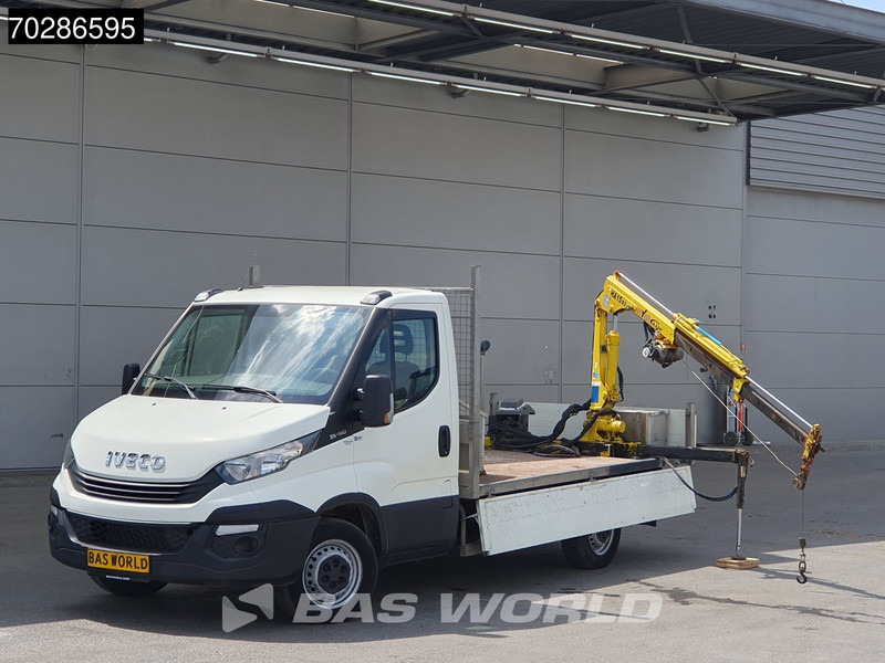 Iveco Daily 35S14 Kraanwagen Open Laadbak Hyva HA15 Euro6 3,5t Trekhaak Crane Kranwagen Kraan Pritsche Pickup Open Box Trekhaak - Açık kasa kamyonet: fotoğraf 5 Iveco Daily 35S14 Kraanwagen Open Laadbak Hyva HA15 Euro6 3,5t Trekhaak Crane Kranwagen Kraan Pritsche Pickup Open Box Trekhaak - Açık kasa kamyonet: fotoğraf 5
