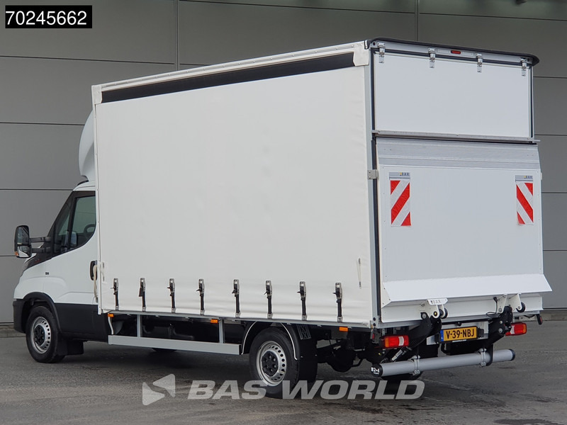 Iveco Daily 35S18 3.0L Laadklep 180PK Schuifzeilen Airco Cruise Bakwagen Euro6 Meubelbak Zeilenwagen Schuifzeil Plane 22m3 Airco Cruise cont - Tenteli kamyonet: fotoğraf 2 Iveco Daily 35S18 3.0L Laadklep 180PK Schuifzeilen Airco Cruise Bakwagen Euro6 Meubelbak Zeilenwagen Schuifzeil Plane 22m3 Airco Cruise cont - Tenteli kamyonet: fotoğraf 2