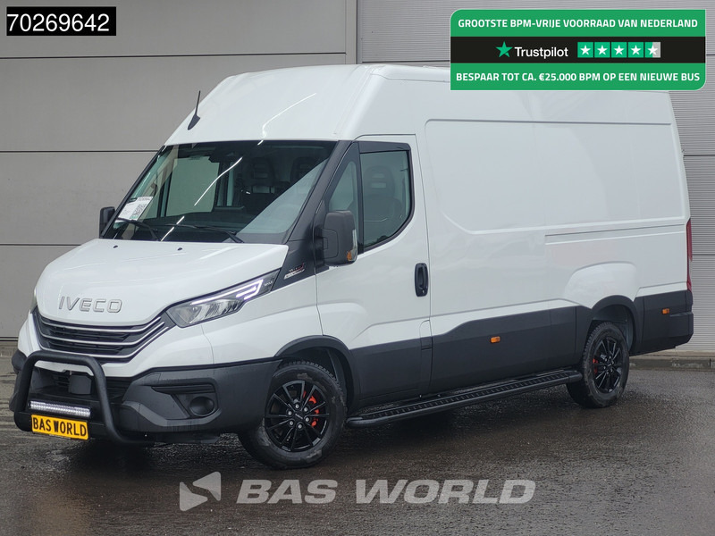 Iveco Daily 35S21 3.0L Automaat Black Edition 2025 model L2H2 Trekhaak Tacho ACC LED CarPlay Velgen Camera 12m3 Airco Trekhaak - Panelvan: fotoğraf 1 Iveco Daily 35S21 3.0L Automaat Black Edition 2025 model L2H2 Trekhaak Tacho ACC LED CarPlay Velgen Camera 12m3 Airco Trekhaak - Panelvan: fotoğraf 1