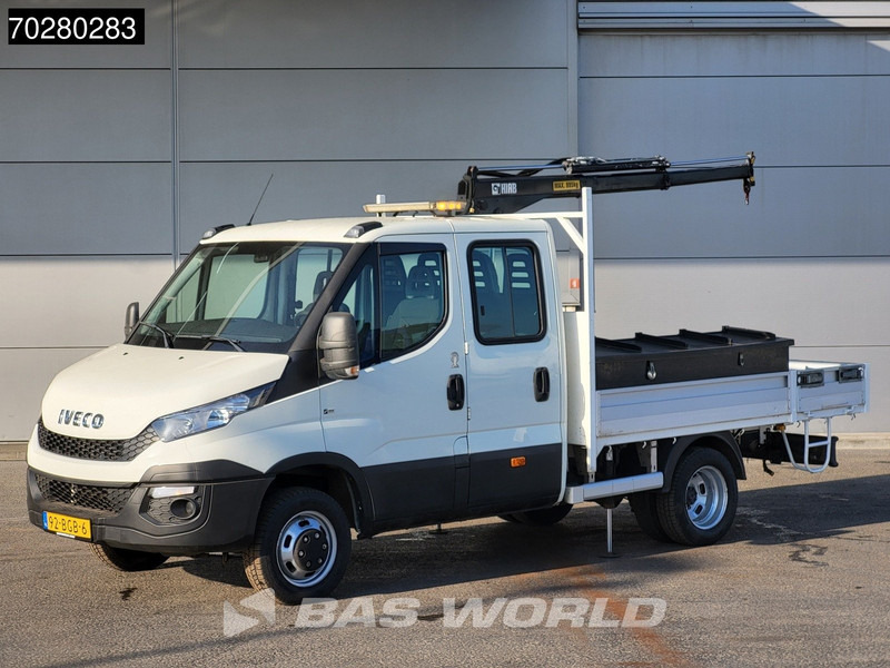 Iveco Daily 50C17 3,0L Automaat 170PK HIAB 017T-2 DC Open laadbak Dubbellucht Airco Euro6 Pickup Crane Kraanwagen Kranwagen Pritsche Airco D - Açık kasa kamyonet: fotoğraf 2 Iveco Daily 50C17 3,0L Automaat 170PK HIAB 017T-2 DC Open laadbak Dubbellucht Airco Euro6 Pickup Crane Kraanwagen Kranwagen Pritsche Airco D - Açık kasa kamyonet: fotoğraf 2