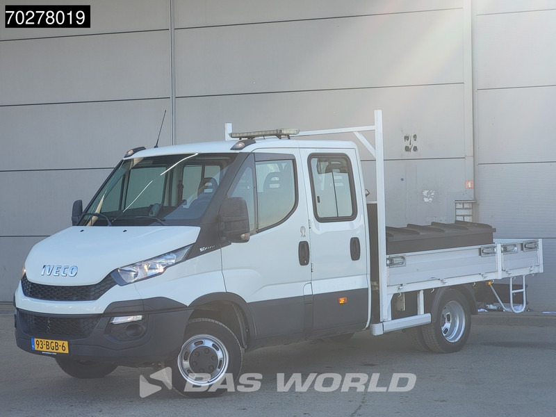 Iveco Daily 50C17 3.0L Automaat DC Open laadbak Kraan Hiab 017T-2 Airco APK 10-2025 Pickup Crane Kraanwagen Pritsche Airco Dubbel cabine - Açık kasa kamyonet: fotoğraf 5 Iveco Daily 50C17 3.0L Automaat DC Open laadbak Kraan Hiab 017T-2 Airco APK 10-2025 Pickup Crane Kraanwagen Pritsche Airco Dubbel cabine - Açık kasa kamyonet: fotoğraf 5
