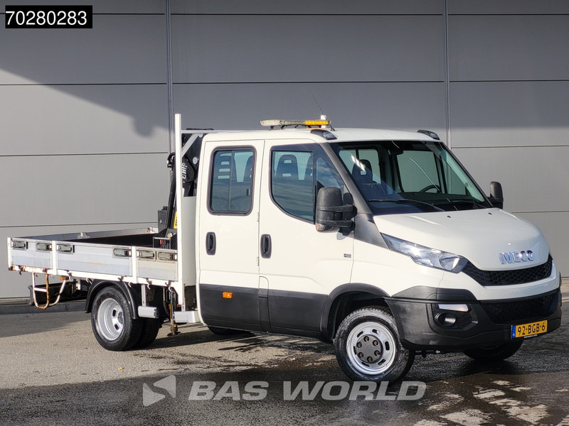 Iveco Daily 50C17 3,0L Automaat HIAB 017T-2 DC Open laadbak Dubbellucht Airco Euro6 Pickup Crane Kraanwagen Pritsche Airco Dubbel cabine - Açık kasa kamyonet: fotoğraf 3 Iveco Daily 50C17 3,0L Automaat HIAB 017T-2 DC Open laadbak Dubbellucht Airco Euro6 Pickup Crane Kraanwagen Pritsche Airco Dubbel cabine - Açık kasa kamyonet: fotoğraf 3