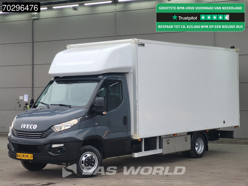 Iveco Daily 50C18 3.0L Automaat 3,5t Trekhaak Bakwagen Zijdeur Achterdeuren 180PK 5tons Navi Standkachel Euro6 Meubelbak Koffer Trekhaak - Kapalı kasa kamyonet: fotoğraf 1 Iveco Daily 50C18 3.0L Automaat 3,5t Trekhaak Bakwagen Zijdeur Achterdeuren 180PK 5tons Navi Standkachel Euro6 Meubelbak Koffer Trekhaak - Kapalı kasa kamyonet: fotoğraf 1