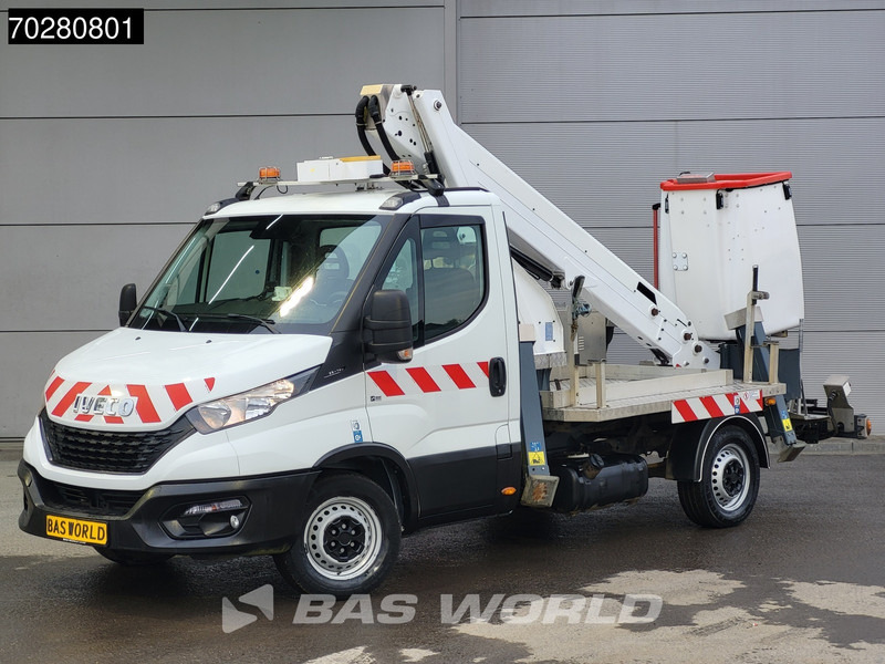 Iveco Daily 35S14 Hoogwerker 14meter werkhoogte 4xGestempeld 292 Arbeidsuren Airco Cruise Euro6 Hubarbeitsbühne France Elevateur 1Personen A - Kamyonet: fotoğraf 2 Iveco Daily 35S14 Hoogwerker 14meter werkhoogte 4xGestempeld 292 Arbeidsuren Airco Cruise Euro6 Hubarbeitsbühne France Elevateur 1Personen A - Kamyonet: fotoğraf 2