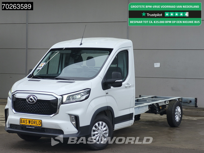 Maxus eDeliver 9 204PK 65kWh Elektrisch Automaat Chasis Cabine L4 400cm WB Fahrgestell Airco - Kamyonet, Elektrikli kamyonet: fotoğraf 1 Maxus eDeliver 9 204PK 65kWh Elektrisch Automaat Chasis Cabine L4 400cm WB Fahrgestell Airco - Kamyonet, Elektrikli kamyonet: fotoğraf 1