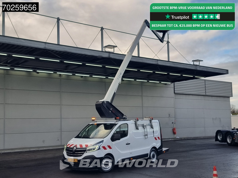 Renault Trafic 145pk Hoogwerker 11,4meter Werkhoogte LED Airco Cruise Werkplaatsinrichting Euro6 Nacelle Arbeitsbühne Klubb K21B Hubarbeitsbühn - Kamyonet: fotoğraf 1 Renault Trafic 145pk Hoogwerker 11,4meter Werkhoogte LED Airco Cruise Werkplaatsinrichting Euro6 Nacelle Arbeitsbühne Klubb K21B Hubarbeitsbühn - Kamyonet: fotoğraf 1