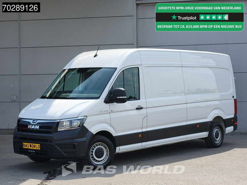 MAN TGE 3.140 COMING SOON! L4H3 Trekhaak Airco Cruise Camera Parkeersensoren Euro6 L3H2 15m3 Airco Cruise control - Panelvan: fotoğraf 1 MAN TGE 3.140 COMING SOON! L4H3 Trekhaak Airco Cruise Camera Parkeersensoren Euro6 L3H2 15m3 Airco Cruise control - Panelvan: fotoğraf 1