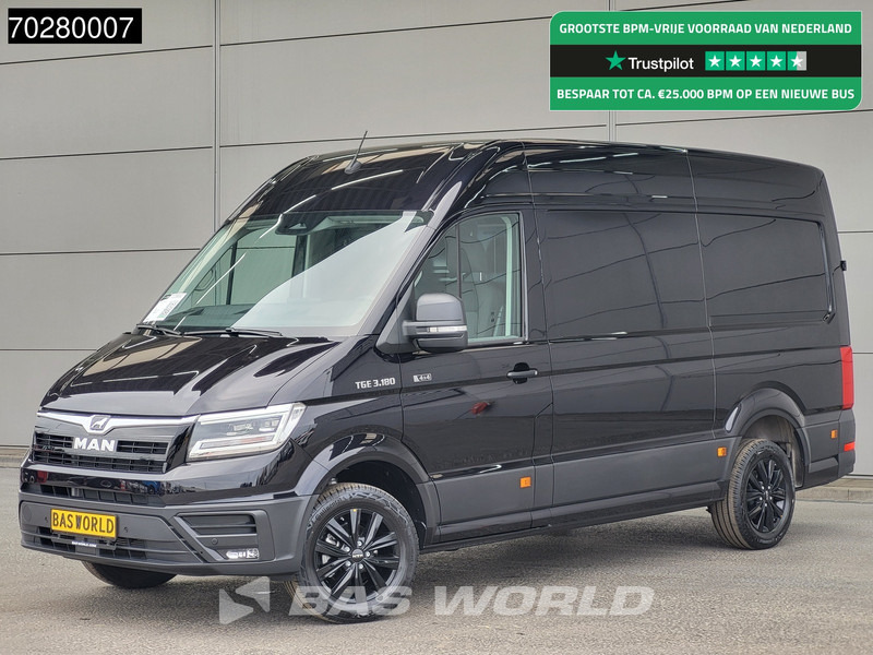 MAN TGE 3.180 4x4 Automaat 2025 Facelift L3H3 LED ACC Navi Airco Cruise Camera Parkeersensoren L2H2 Allrad 4WD 12m3 Airco - Panelvan: fotoğraf 1 MAN TGE 3.180 4x4 Automaat 2025 Facelift L3H3 LED ACC Navi Airco Cruise Camera Parkeersensoren L2H2 Allrad 4WD 12m3 Airco - Panelvan: fotoğraf 1