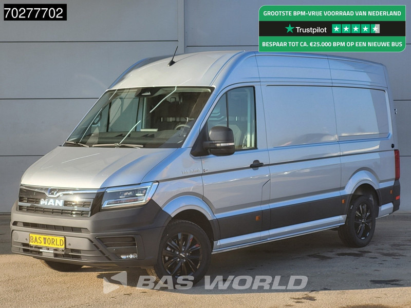 MAN TGE 3.180 Automaat 180PK L3H3 LED Airco Cruise Trekhaak Camera Parkeersensoren L2H2 11m3 Airco Trekhaak - Panelvan: fotoğraf 1 MAN TGE 3.180 Automaat 180PK L3H3 LED Airco Cruise Trekhaak Camera Parkeersensoren L2H2 11m3 Airco Trekhaak - Panelvan: fotoğraf 1