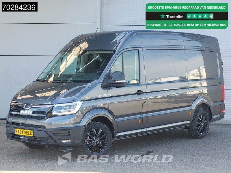 MAN TGE 3.180 Automaat 180PK L3H3 LED Airco Cruise Trekhaak Camera Parkeersensoren L2H2 12m3 Airco Trekhaak - Panelvan: fotoğraf 1 MAN TGE 3.180 Automaat 180PK L3H3 LED Airco Cruise Trekhaak Camera Parkeersensoren L2H2 12m3 Airco Trekhaak - Panelvan: fotoğraf 1