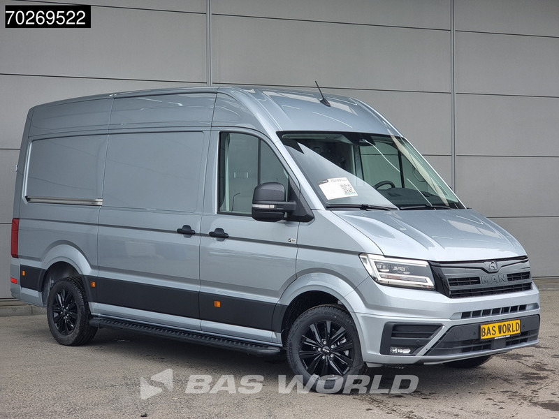 MAN TGE 3.180 Automaat 2025 Black Edition model Facelift L3H3 Navi CarPlay Camera L2H2 11m3 Airco Cruise control - Panelvan: fotoğraf 3 MAN TGE 3.180 Automaat 2025 Black Edition model Facelift L3H3 Navi CarPlay Camera L2H2 11m3 Airco Cruise control - Panelvan: fotoğraf 3