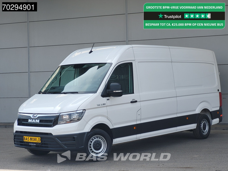 MAN TGE 3.180 COMING SOON! Automaat 180PK L4H3 Airco Camera Parkeersensoren 10,4inch-Display Euro6 L3H2 15m3 Airco Cruise control - Panelvan: fotoğraf 1 MAN TGE 3.180 COMING SOON! Automaat 180PK L4H3 Airco Camera Parkeersensoren 10,4inch-Display Euro6 L3H2 15m3 Airco Cruise control - Panelvan: fotoğraf 1