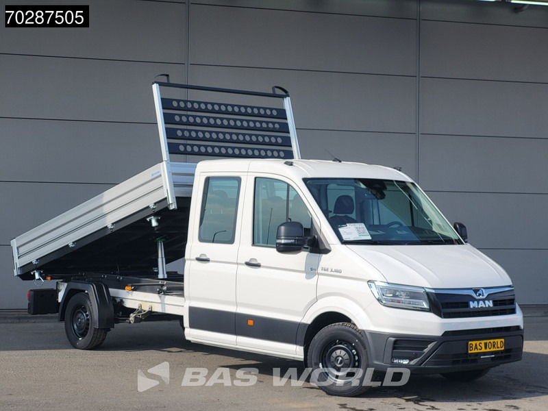 MAN TGE 3.180 Driezijdige Kipper Automaat Dubbel Cabine 2025 Facelift 180PK Trekhaak LED Navi ACC Airco Cruise Euro6 Kipper Tippe Benne Kieper - Damperli kamyonet: fotoğraf 2 MAN TGE 3.180 Driezijdige Kipper Automaat Dubbel Cabine 2025 Facelift 180PK Trekhaak LED Navi ACC Airco Cruise Euro6 Kipper Tippe Benne Kieper - Damperli kamyonet: fotoğraf 2