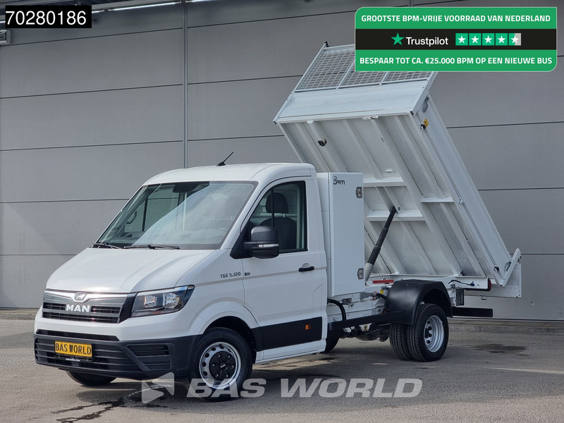 MAN TGE 5.120 Kipper Dubbellucht 3500kg trekhaak Navi Airco Cruise Tipper Benne Kieper Airco Cruise control - Damperli kamyonet: fotoğraf 1 MAN TGE 5.120 Kipper Dubbellucht 3500kg trekhaak Navi Airco Cruise Tipper Benne Kieper Airco Cruise control - Damperli kamyonet: fotoğraf 1
