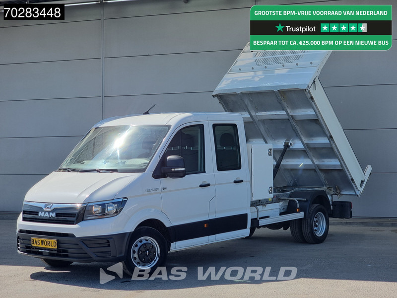 MAN TGE 5.120 Open Laadbak met Kist Dubbel Cabine Dubbellucht 3,5t Trekhaak Navi Airco Cruise Camera Pritsche Pickup Open Box m3 Airco Dubbel - Açık kasa kamyonet: fotoğraf 1 MAN TGE 5.120 Open Laadbak met Kist Dubbel Cabine Dubbellucht 3,5t Trekhaak Navi Airco Cruise Camera Pritsche Pickup Open Box m3 Airco Dubbel - Açık kasa kamyonet: fotoğraf 1