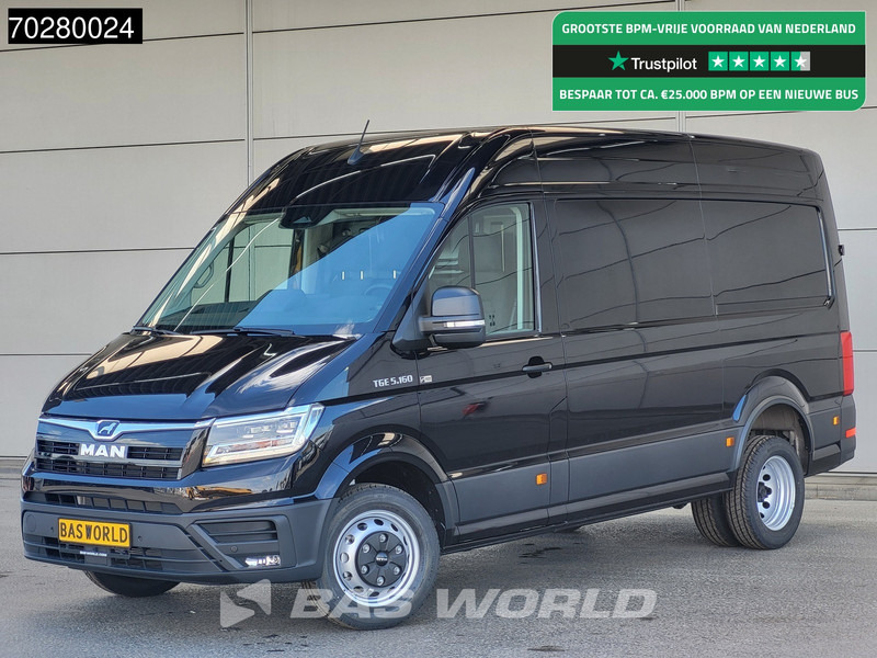 MAN TGE 5.160 Uniek! Dubbellucht Automaat 2025-model L3H3 ACC LED Navi Airco Camera Parkeersensoren CarPlay Euro6 L2H2 12m3 Airco - Panelvan: fotoğraf 1 MAN TGE 5.160 Uniek! Dubbellucht Automaat 2025-model L3H3 ACC LED Navi Airco Camera Parkeersensoren CarPlay Euro6 L2H2 12m3 Airco - Panelvan: fotoğraf 1