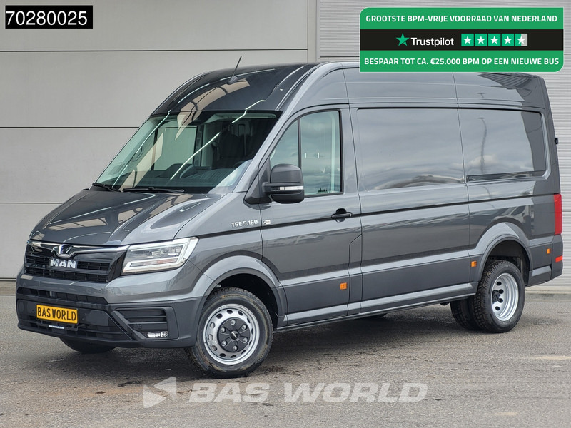 MAN TGE 5.160 Uniek! Dubbellucht Automaat 2025-model L3H3 ACC LED Navi Airco Camera Parkeersensoren CarPlay Euro6 L2H2 12m3 Airco - Panelvan: fotoğraf 1 MAN TGE 5.160 Uniek! Dubbellucht Automaat 2025-model L3H3 ACC LED Navi Airco Camera Parkeersensoren CarPlay Euro6 L2H2 12m3 Airco - Panelvan: fotoğraf 1