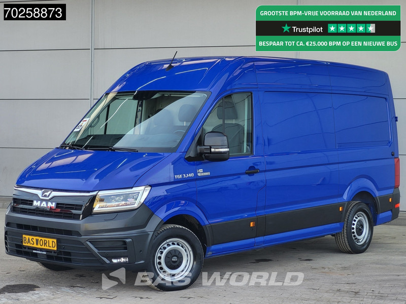 MAN TGE e-Tge Elektrisch Automaat L3H3 35,8KWh 115km WLTP Airco Cruise Camera 11m3 Airco Cruise control - Panelvan, Elektrikli kamyonet: fotoğraf 1 MAN TGE e-Tge Elektrisch Automaat L3H3 35,8KWh 115km WLTP Airco Cruise Camera 11m3 Airco Cruise control - Panelvan, Elektrikli kamyonet: fotoğraf 1