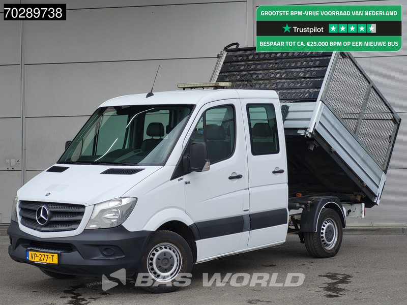 Mercedes-Benz Sprinter 310 CDI Automaat 3 zijdige Kipper Dubbe Cabine Trekhaak Tipper Benne Open laadbak Airco Trekhaak - Damperli kamyonet: fotoğraf 1 Mercedes-Benz Sprinter 310 CDI Automaat 3 zijdige Kipper Dubbe Cabine Trekhaak Tipper Benne Open laadbak Airco Trekhaak - Damperli kamyonet: fotoğraf 1
