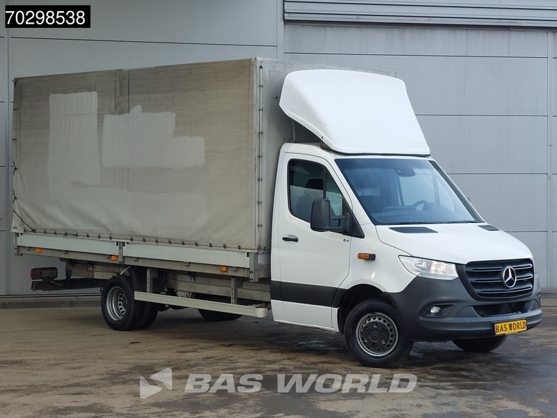 Mercedes-Benz Sprinter 519 CDI 3.0L V6 Automaat 484cm Dubbellucht Huif Bakwagen 190PK Airco Cruise Euro6 Meubelbak Koffer Airco - Tenteli kamyonet: fotoğraf 3 Mercedes-Benz Sprinter 519 CDI 3.0L V6 Automaat 484cm Dubbellucht Huif Bakwagen 190PK Airco Cruise Euro6 Meubelbak Koffer Airco - Tenteli kamyonet: fotoğraf 3
