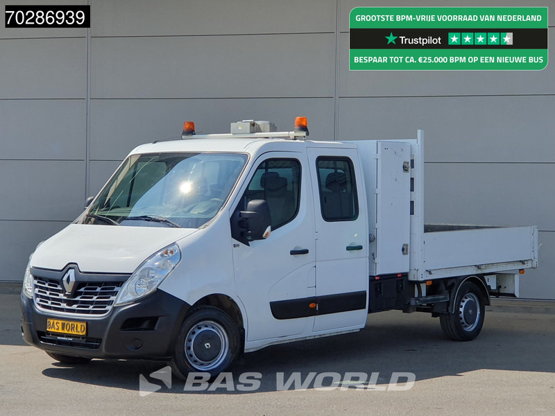 Renault Master 110PK Open Laadbak Kraanwagen HMF 52 Airco Cruise Euro6 Pickup Crane Kranwagen Pritsche Open Box Airco Cruise control - Açık kasa kamyonet: fotoğraf 1 Renault Master 110PK Open Laadbak Kraanwagen HMF 52 Airco Cruise Euro6 Pickup Crane Kranwagen Pritsche Open Box Airco Cruise control - Açık kasa kamyonet: fotoğraf 1
