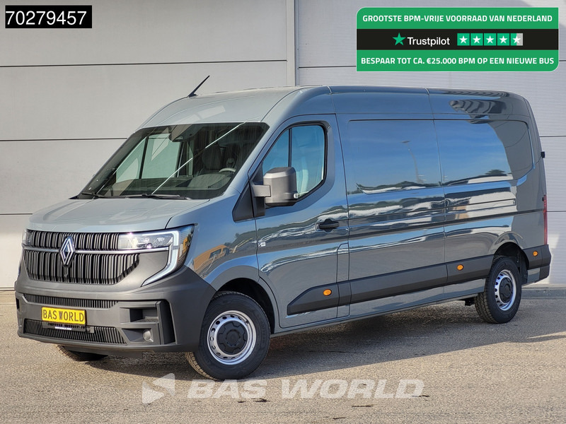 Renault Master 130pk 2025 Model! L3H2 Camera Carplay LED Airco Cruise Parkeersensoren L3 12m3 Airco Cruise control - Panelvan: fotoğraf 1 Renault Master 130pk 2025 Model! L3H2 Camera Carplay LED Airco Cruise Parkeersensoren L3 12m3 Airco Cruise control - Panelvan: fotoğraf 1