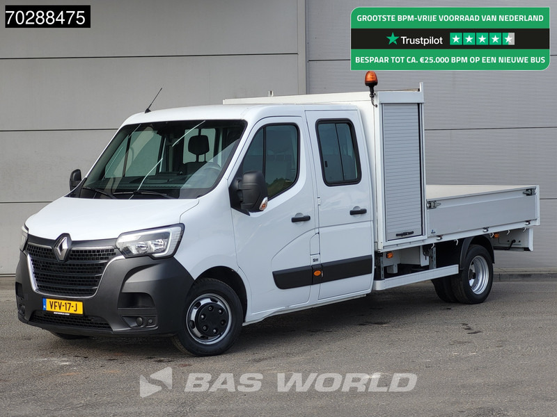 Renault Master 145PK Open Laadbak Dubbellucht 3,5t Trekhaak LED Airco Cruise Standkachel Euro6 Pritsche Pickup Open Box Airco Trekhaak Cruise control - Açık kasa kamyonet: fotoğraf 1 Renault Master 145PK Open Laadbak Dubbellucht 3,5t Trekhaak LED Airco Cruise Standkachel Euro6 Pritsche Pickup Open Box Airco Trekhaak Cruise control - Açık kasa kamyonet: fotoğraf 1