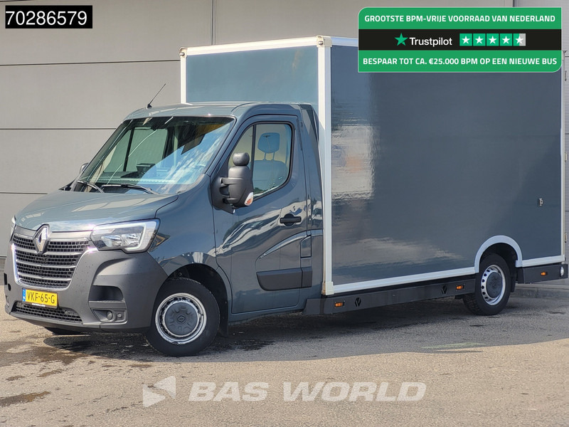Renault Master 150PK Bakwagen Airco Cruise Luchtvering Meubelbak Plancher Verkoopwagen Foodtruck Paardenwagen 18m3 Airco Cruise control - Kapalı kasa kamyonet: fotoğraf 1 Renault Master 150PK Bakwagen Airco Cruise Luchtvering Meubelbak Plancher Verkoopwagen Foodtruck Paardenwagen 18m3 Airco Cruise control - Kapalı kasa kamyonet: fotoğraf 1