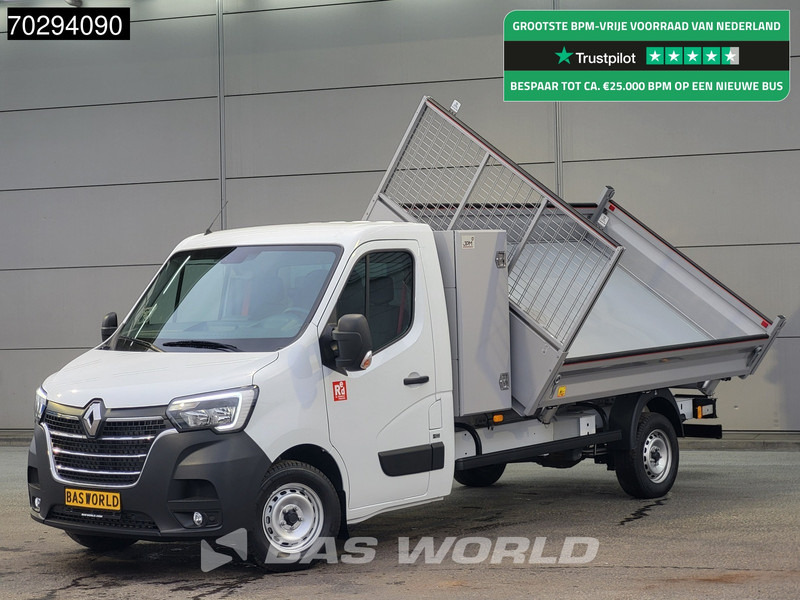 Renault Master 165PK 3 zijdige Kipper met Kist Trekhaak Airco Cruise Tipper Kieper Benne Airco Trekhaak Cruise control - Damperli kamyonet: fotoğraf 1 Renault Master 165PK 3 zijdige Kipper met Kist Trekhaak Airco Cruise Tipper Kieper Benne Airco Trekhaak Cruise control - Damperli kamyonet: fotoğraf 1