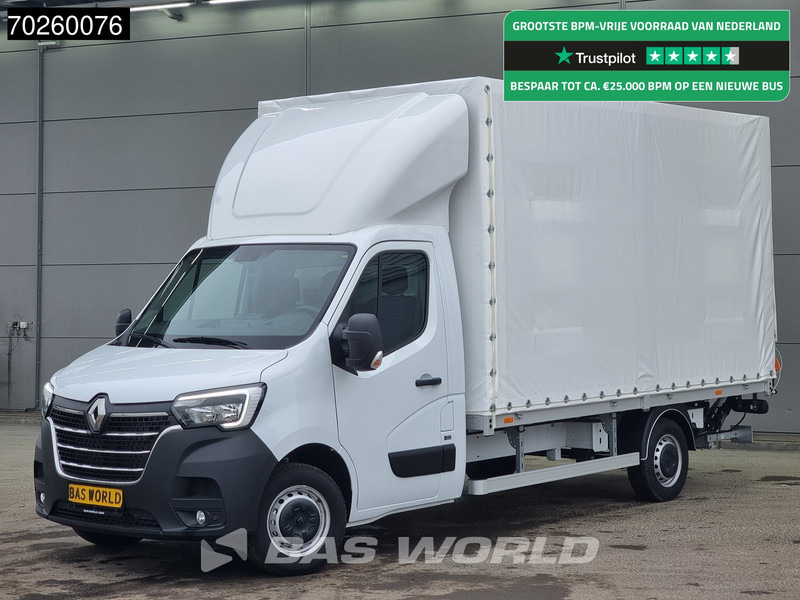 Renault Master 165PK Schuifzeilen met Laadklep Bakwagen Airco Cruise Schuifzeil Zeilen Koffer Meubelbak 21m3 Airco Cruise control - Tenteli kamyonet: fotoğraf 1 Renault Master 165PK Schuifzeilen met Laadklep Bakwagen Airco Cruise Schuifzeil Zeilen Koffer Meubelbak 21m3 Airco Cruise control - Tenteli kamyonet: fotoğraf 1